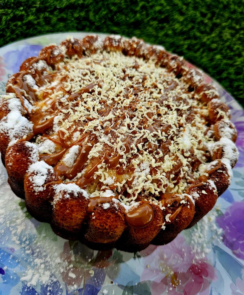 תמונה: עוגת ריבת חלב בחושה