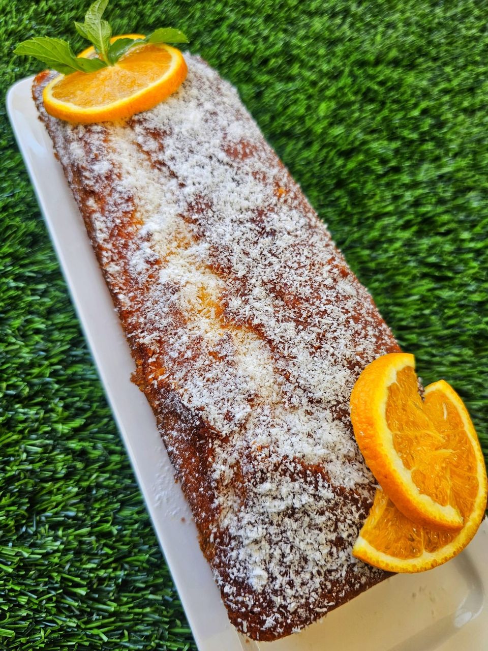 תמונה: עוגת תפוזים וקוקוס בחושה