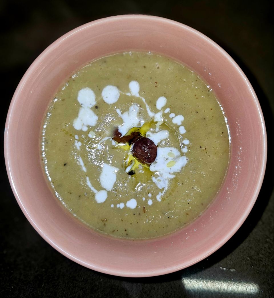 תמונה: מרק כרישה ותפוחי אדמה