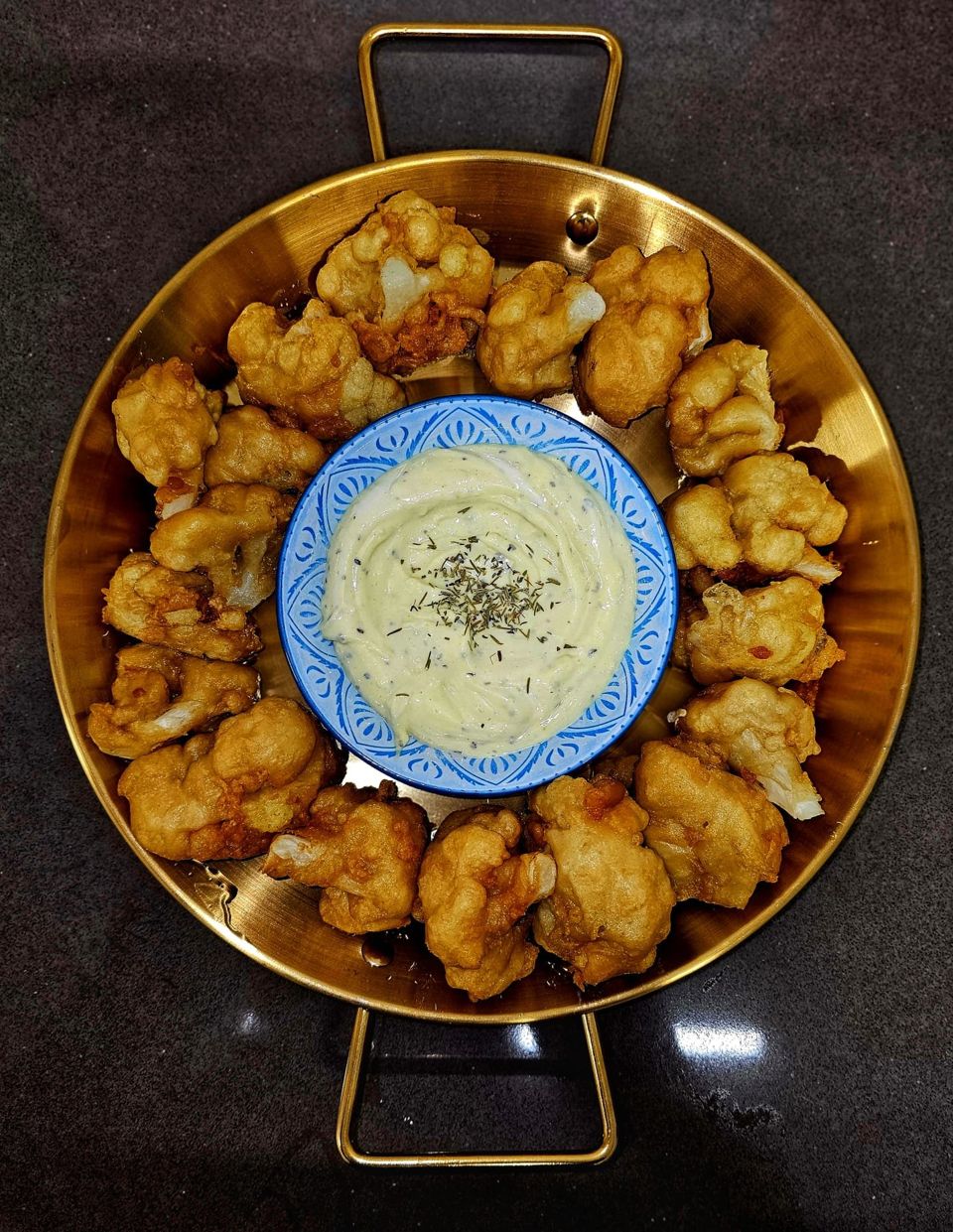 תמונה: כרובית מטוגנת בטמפורה בירה